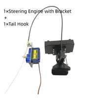 For TAMIYA 1/14 RC Truck Tail Hook Steering Gear Engine Bracket Kit Tractor Trailer SCANIA VOLVO Accessories 1