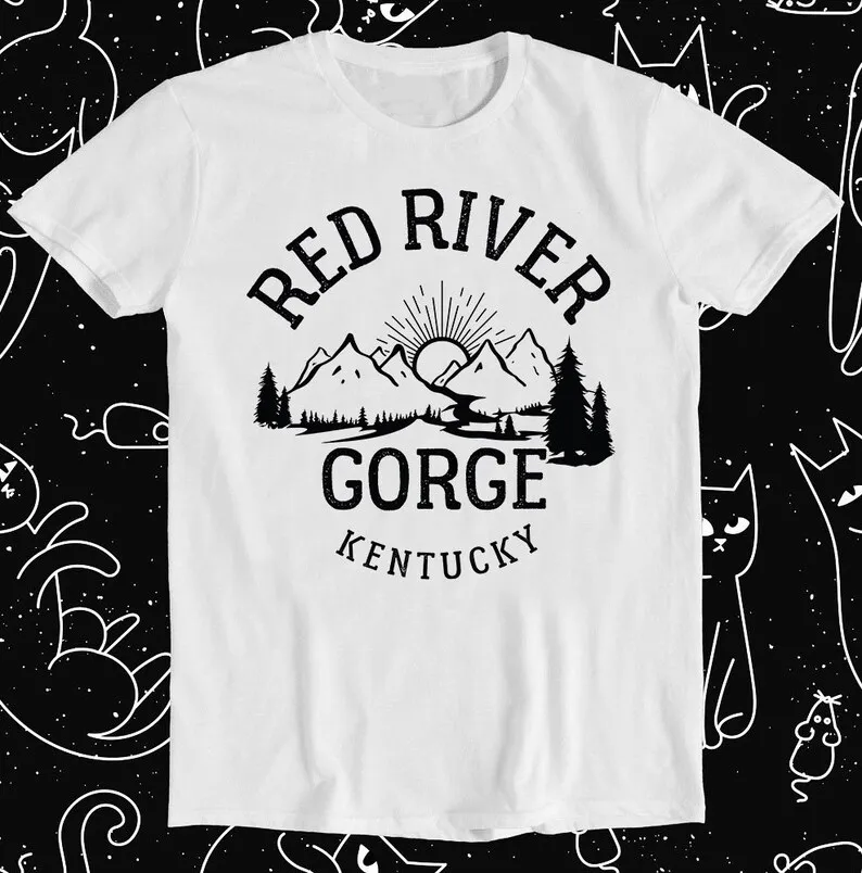 

Red River Gorge Hike Kentucky Parks Hiking Retro Funny Meme Gift Tee T Shirt 1212