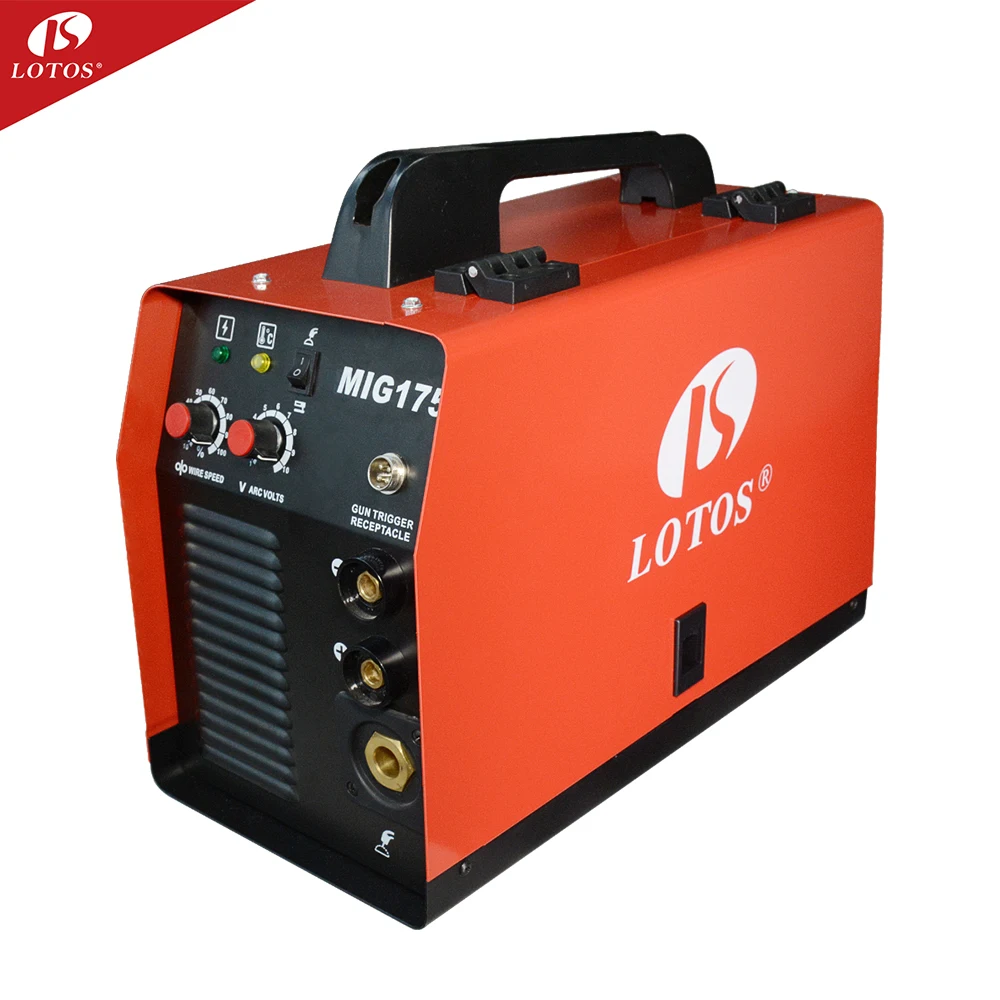 LOTOS MIG175 inverter welders other arc welders mma high frequency mig welding machine for stainless steel 110/220v