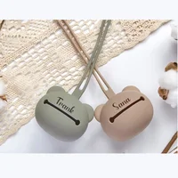 MIYOCAR Personalized Silicone Baby Pacifier Holder Case Custom Silicone Dummy Holder Dummy Storage Dummy Box Baby Shower Gift 2
