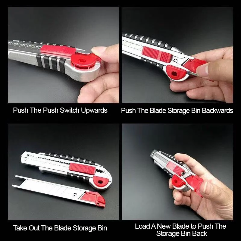 5-Series Art Knife 18mm Heavy duty Adhesive Knife Large Five Series Wallpaper Paper Cutting
