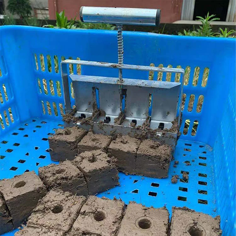 Soil Blocking Tool Handheld Soil Blocker Maker Iron Time Saving