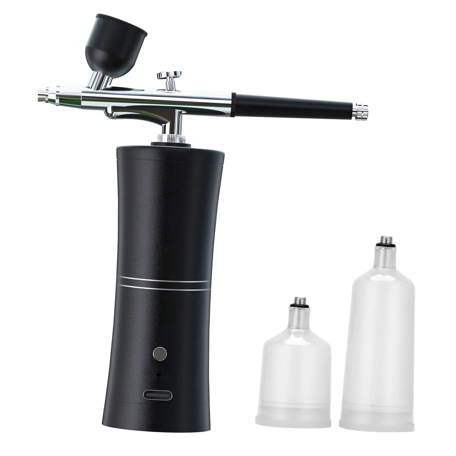 Airbrush Paint Sprayer Kit with Compressor for Manicure Makeup Model Painting Portable USB Rechargeable Airbrush