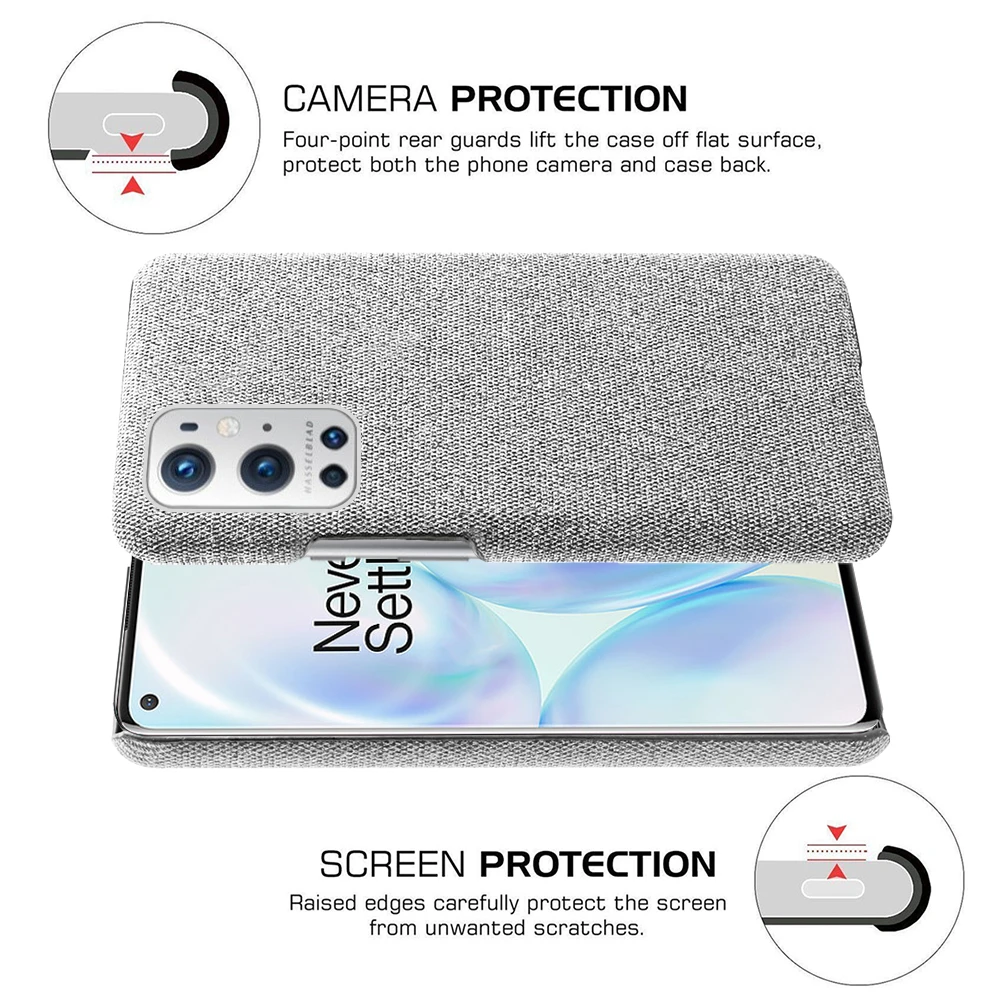 Luxury Fabric Textured Anti-Skid Phone Case Cover