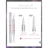 FLORTTE Nice to Meet Chu Double-Headed Silkworm Eyeshadow Pen and Eyeliner Suborbital Hypertrophic Orbicularis Pen Makeup 1