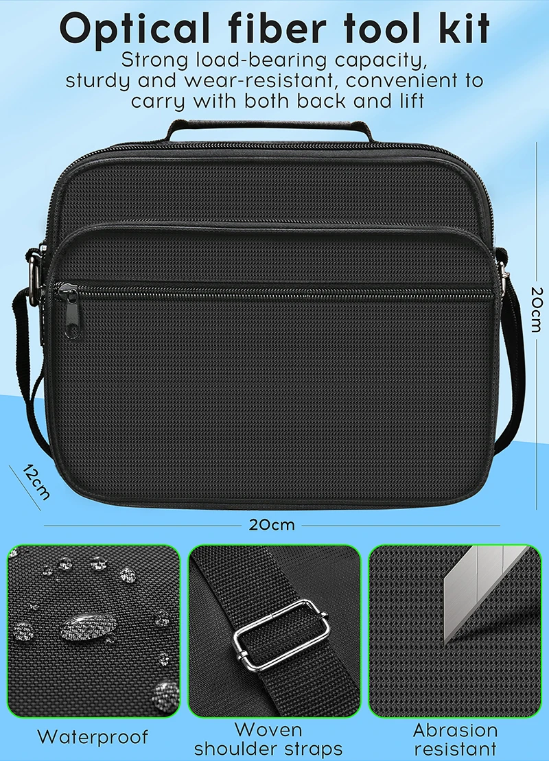 Fiber cleaning Tool Kit 400X Fiber Optic Microscope 1.25/2.5mm MPO Cleaning Pen/