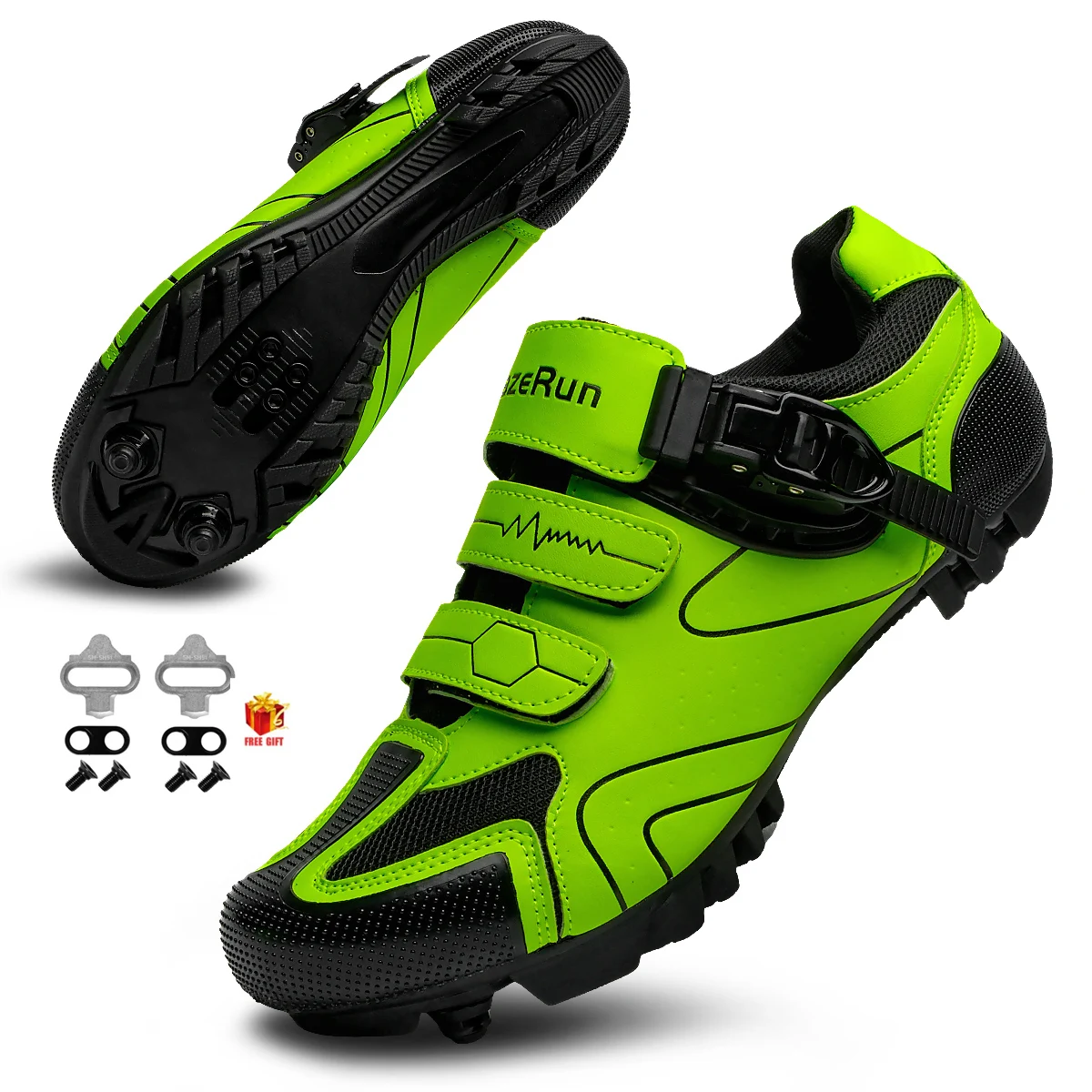 New Men's Cycling Shoes, Convenient Double Rotating Buckle Woman Shoes, Road Cycling Shoes, Outdoor Sports And Leisure Shoes 2