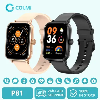 COLMI P81 chiamata vocale Smart Watch Ultra 1.9 ''schermo HD 24H Health Monitor 100 + modalità sportive 200 + Watch Faces Smartwatch