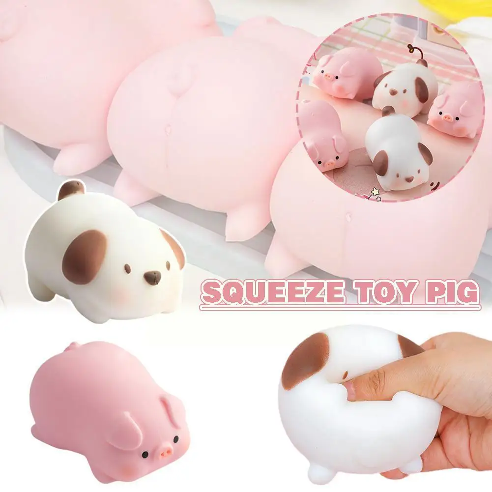

1pc Squeeze Toy Cute Pig Dog Toy Slow Rebound Kids Rising Gifts Toy Stress Relief Toys Children Fidget Decompressio R9l7