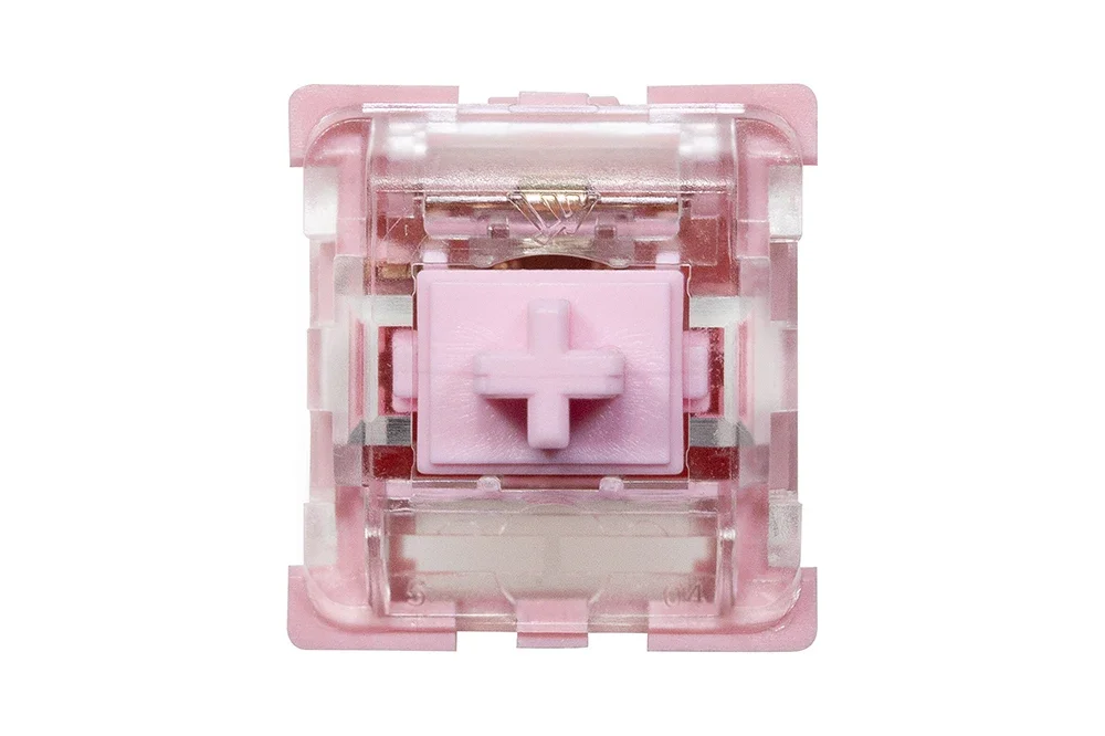 Ktt Rose Linear Switch para Teclado Mecânico Lubed Pink pc pa Pom 63g mx Fábrica - Imagem 6