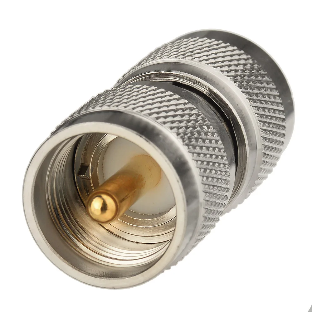 Superbat UHF PL259 Plug to N-Type Male Straight Adapter RF Coaxial Connector for Electronic Components Market