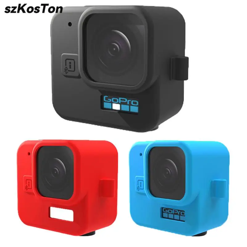 

Силиконовый защитный чехол, силиконовый чехол для GoPro Hero 11, черный корпус для мини Экшн-камеры, защитный чехол, кожаный чехол