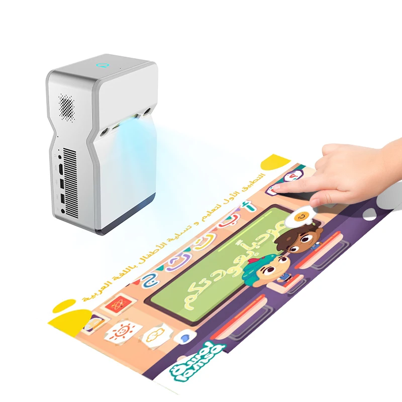 

Ultra Short Projector 4K Mini Outdoor Projector Intelligent High-definition Home Theater Movie Projector