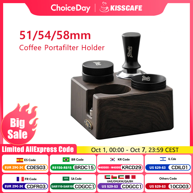 Coffee Tamping Station Stand Portafilter Holder 51MM 54MM 58MM ABS For Delonghi Breville Espresso Accessories Barista Tools