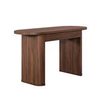 Juliet Oval Writing Desk Solid Wood Construction Elegant Finishes Spacious Drawer Curved Legs Versatile Design Easy Assembly 2
