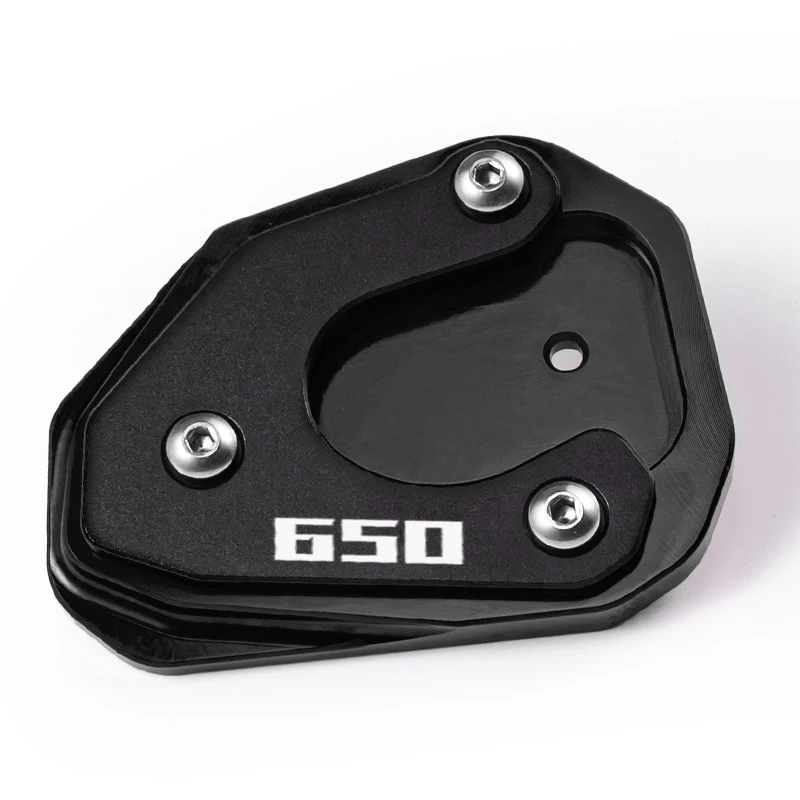 Enhanced Motorcycle Side Stand Extension Pad Bracket
