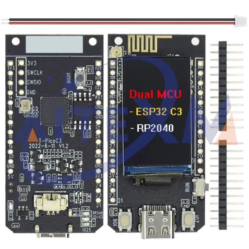 รูปสินค้า โมดูลจอแสดงผล WiFi Bluetooth ESP32 S3 1.9 นิ้ว
