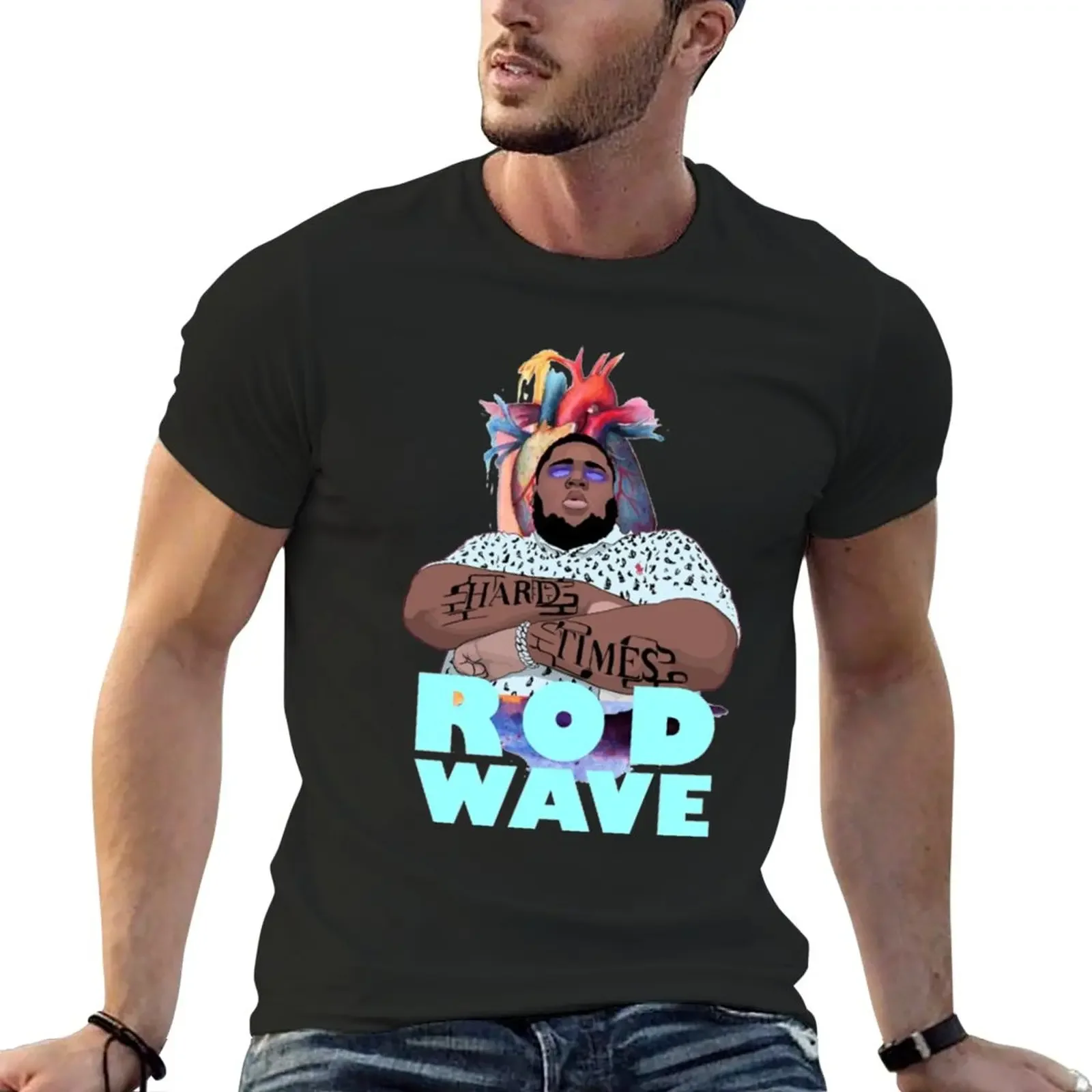 

Rod wave rod wave T-Shirt new edition kawaii clothes oversized plus sizes mens clothes