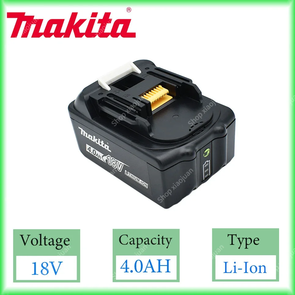 

Makita 18V 4.0AH BL1860 Rechargeable Battery 18V 4000mAh Lithium Ion Makita 18v Battery BL1840 BL1850 BL1830 BL1860B LXT400