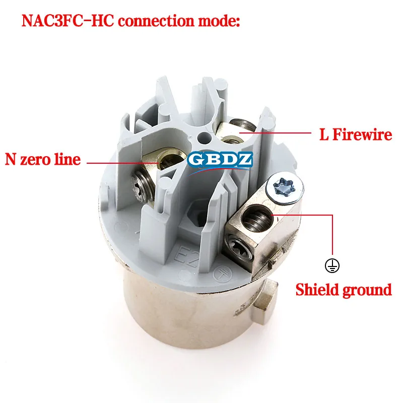 Neutrik의 PowerCON 32 A 250V 3극 케이블 커넥터 플러그/소켓 NAC3FC-HC 전문 LED 대형 스크린 조명 및 오디오