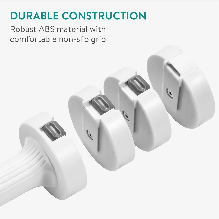 Adjustable Dumbbells Set - Exercise Hand Weights for Women & Men - Compact Free Weight Sets with Non-Slip Grip, Robust ABS Shell