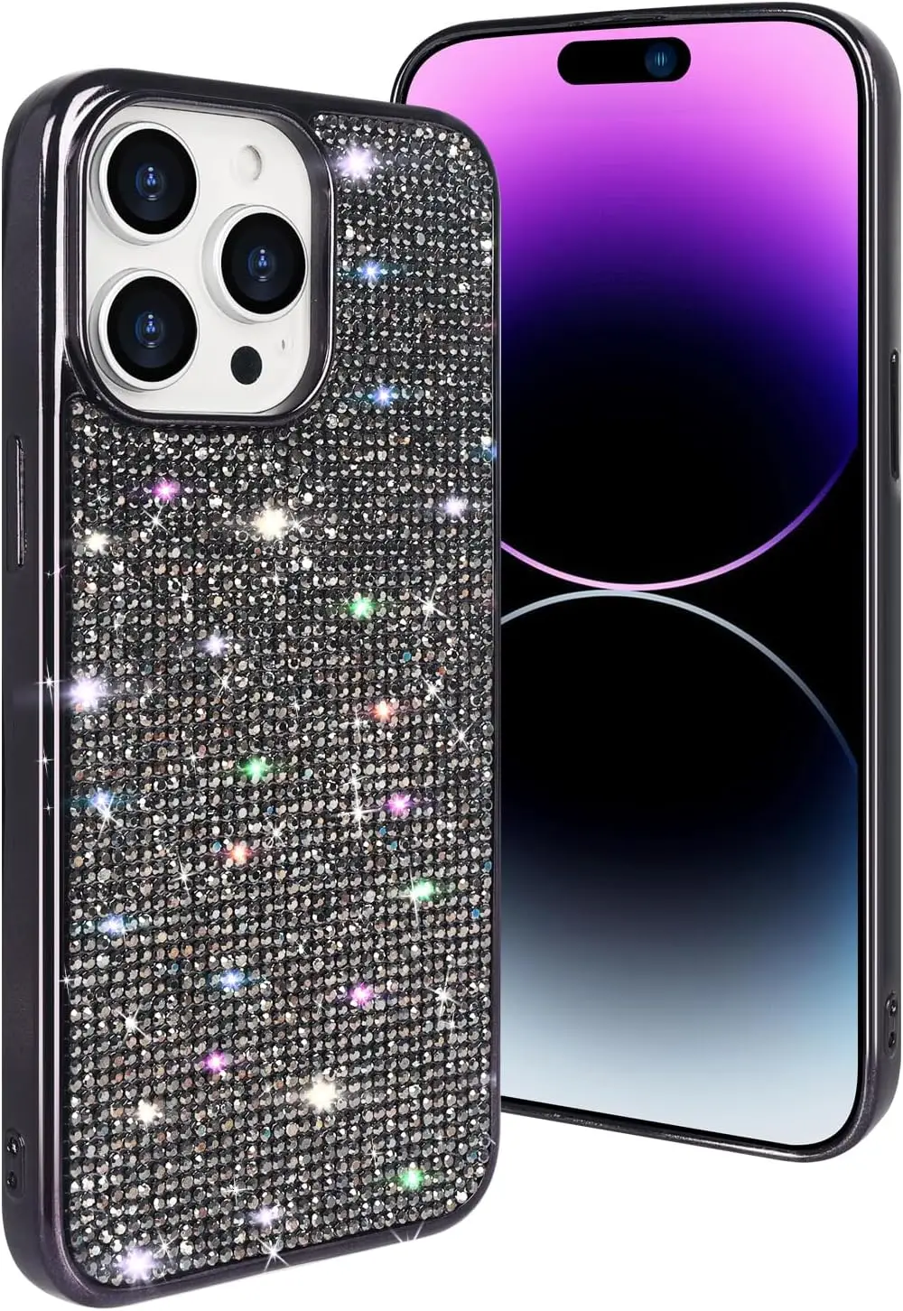 Diamond Case For iPhone 16 Pro Max /16 Pro/16/16 Plus Luxury Glitter Real  Crystal Apple iPhone 15 14 13 Pro Max TPU Cover - AliExpress, image size:1000x1452