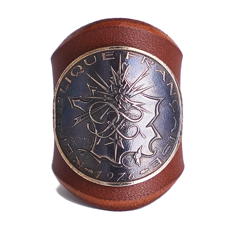 French 10 franc thickened brown