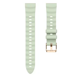 Premium 18mm Silicone Sport Watch Band Replacement Strap Wristband - 18mm Width (Green)