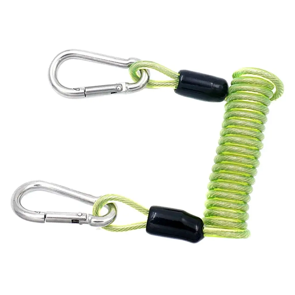 Professional Scuba Diving Dive 10cm Spiral Spring Coil Snap Clip Lanyard Professional Scuba Diving Dive 10cm Spiral Spring Coil Snap Clip Lanyard