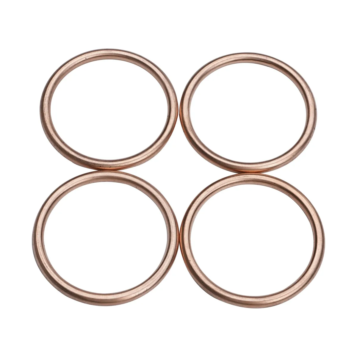 Exhaust Pipe Flange Gasket For KTM 390 DUKE / RC390 (2014-2018) - 42x50x4mm, 2-Piece Set