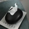 Simple Ceramic Tissue Box Desktop Decoration Creative Tissue Storage Box Modern Napkin Tissue Holder Home Decoration Accessories 3