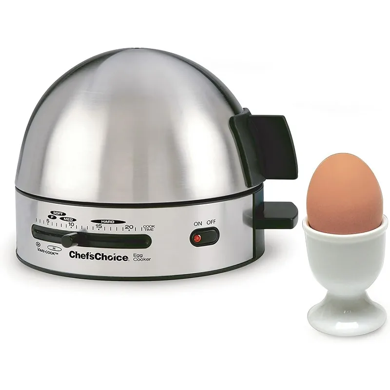 Chef'sChoice 810 Gourmet 7-Egg Cooker with Electronic Timer, Audible Signal & Nonstick Stainless Steel Design 3