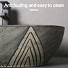 Ceramic Porcelain Table Sink Rectangular Bathroom Vessel Sink Vanity Bowl Art Basin Balcony Lavatory Countertop Washing Basin 5