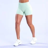 DF Fitness yoga shorts high stretch matte five quarter pants, suitable for running, gym workouts, and women's sportswear