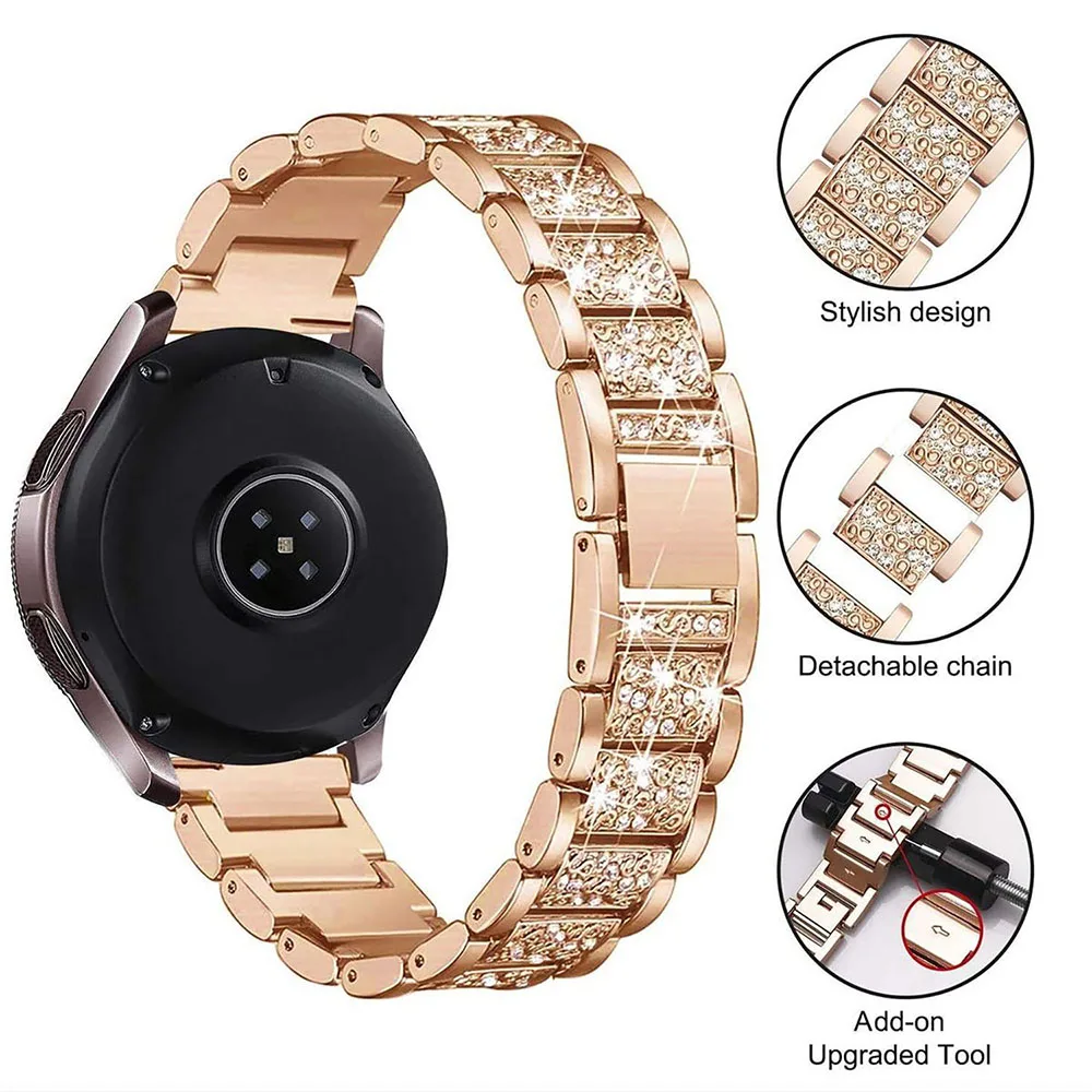 Shiny Rhinestone Bracelet Strap – Elegant Luxury Watch Band