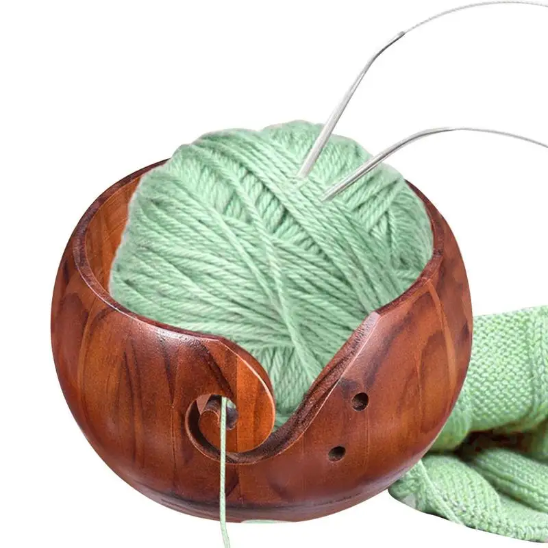 Mushroom Yarn Bowl for Crocheting Green Crochet Bowls for Yarn Red Docor  Crochet Bowl Knitting Bowl