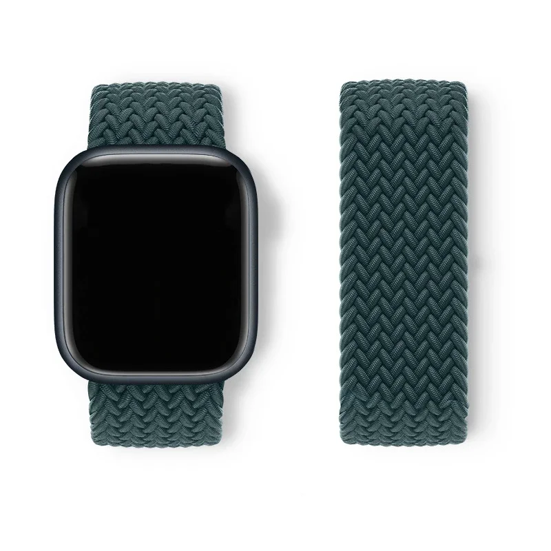 Elastic Braided Loop Watch Band Strap in Multiple Sizes