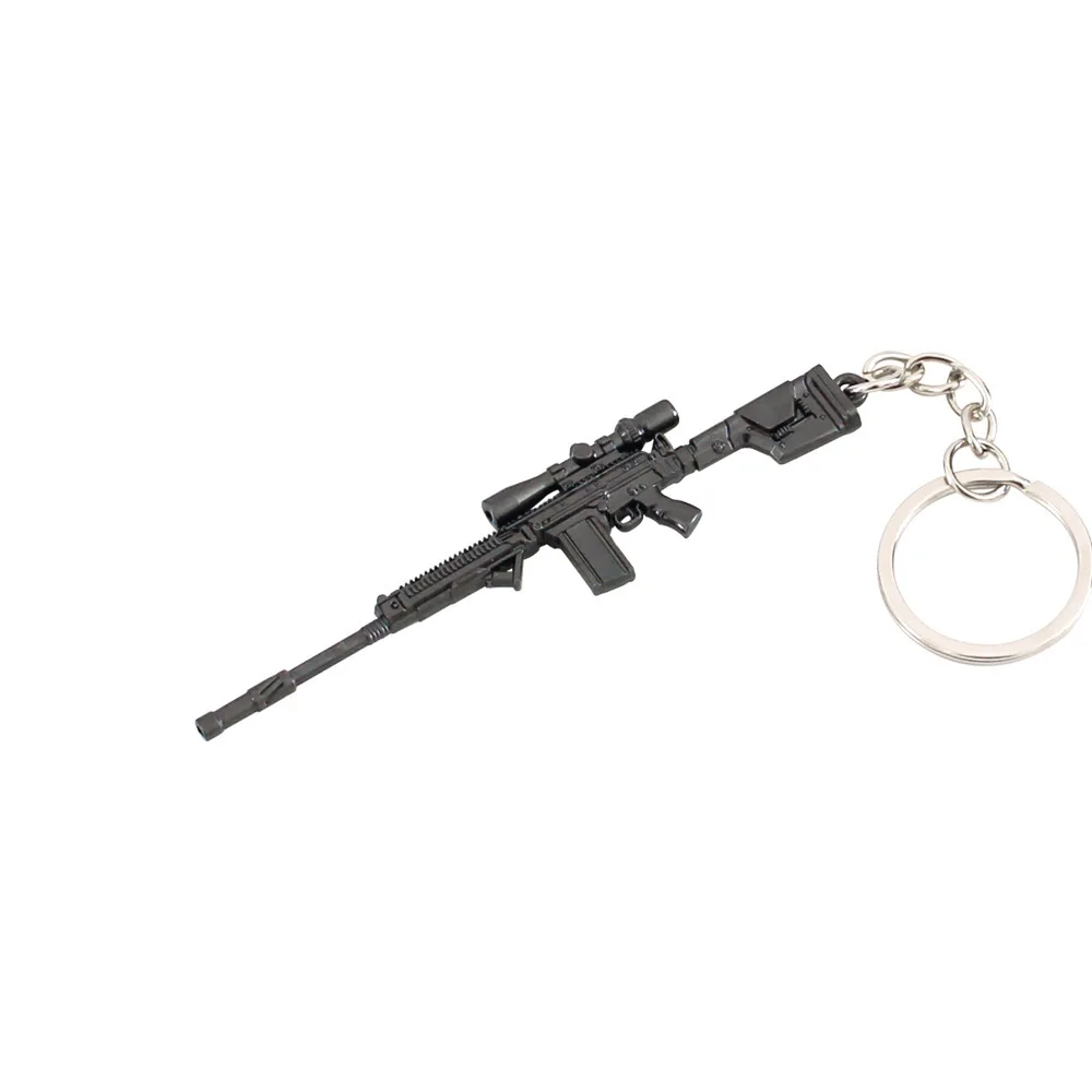 25cmナイフスキン アリーナブレイクアウト ミニ武器 キーホルダー アクセサリ Arena Breakout Game Peripherals Mini FAL Little Guns Metal
