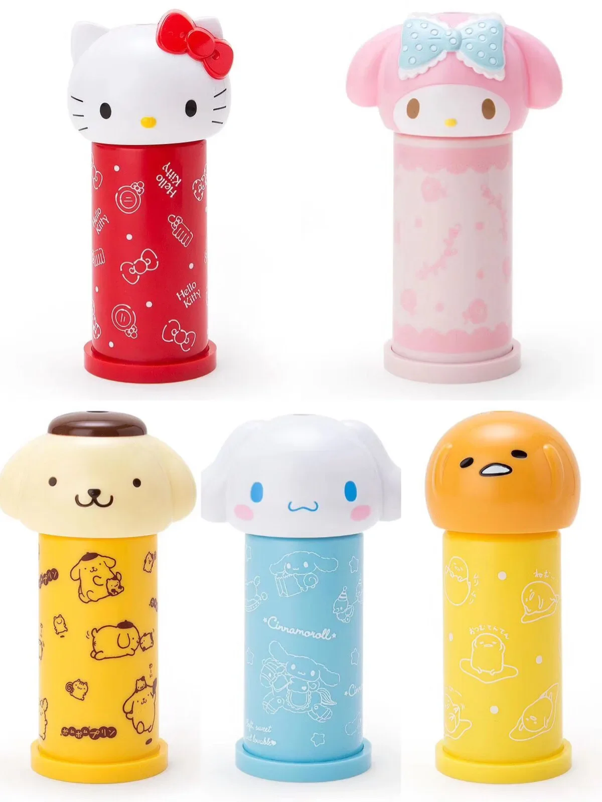 

Sanrioed Kawaii Anime Cartoon series HelloKitty My melody Cinnamoroll Creative cute girl cotton swab box storage toothpick box