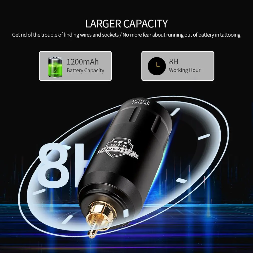 

Rocket Tattoo Machine Professional Electrical Portable Lightweight Rotary Tattoo Pen Gun Shader Liner Makeup Supplies