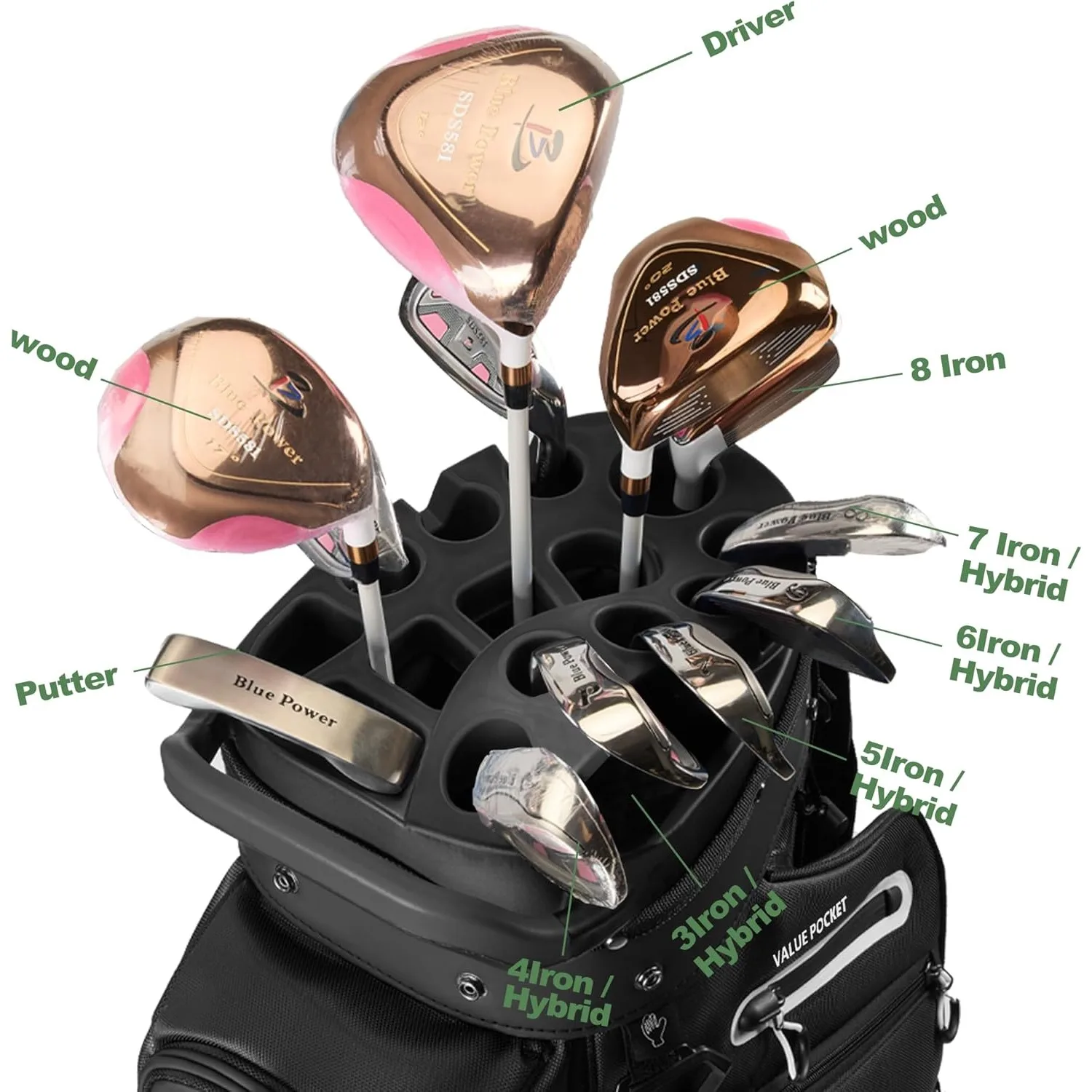 Premium 14-Way Golf Bag 3