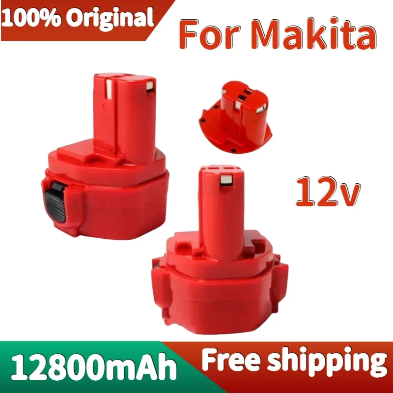 

Original 12800mAh 12V Ni-CD 12.8Ah Replacement Power Tool Battery for Makita 12V Battery PA12 1220 1233 1201 1222 1223 1235