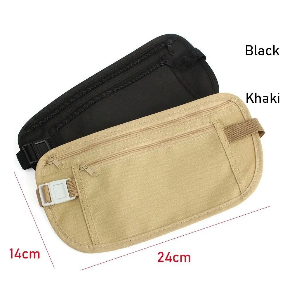 Accessorio da esterno: Marsupio segreto di sicurezza, borsa da corsa in tessuto, porta passaporto e denaro, utilità da viaggio - immagine 5