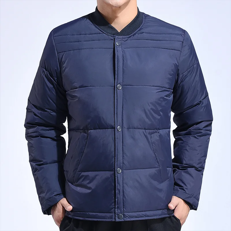 Winter New Down Jacket Liner Men Thickened Inside and Outside Wear Cold Waterproof White Duck Down Jacket Winter Coat