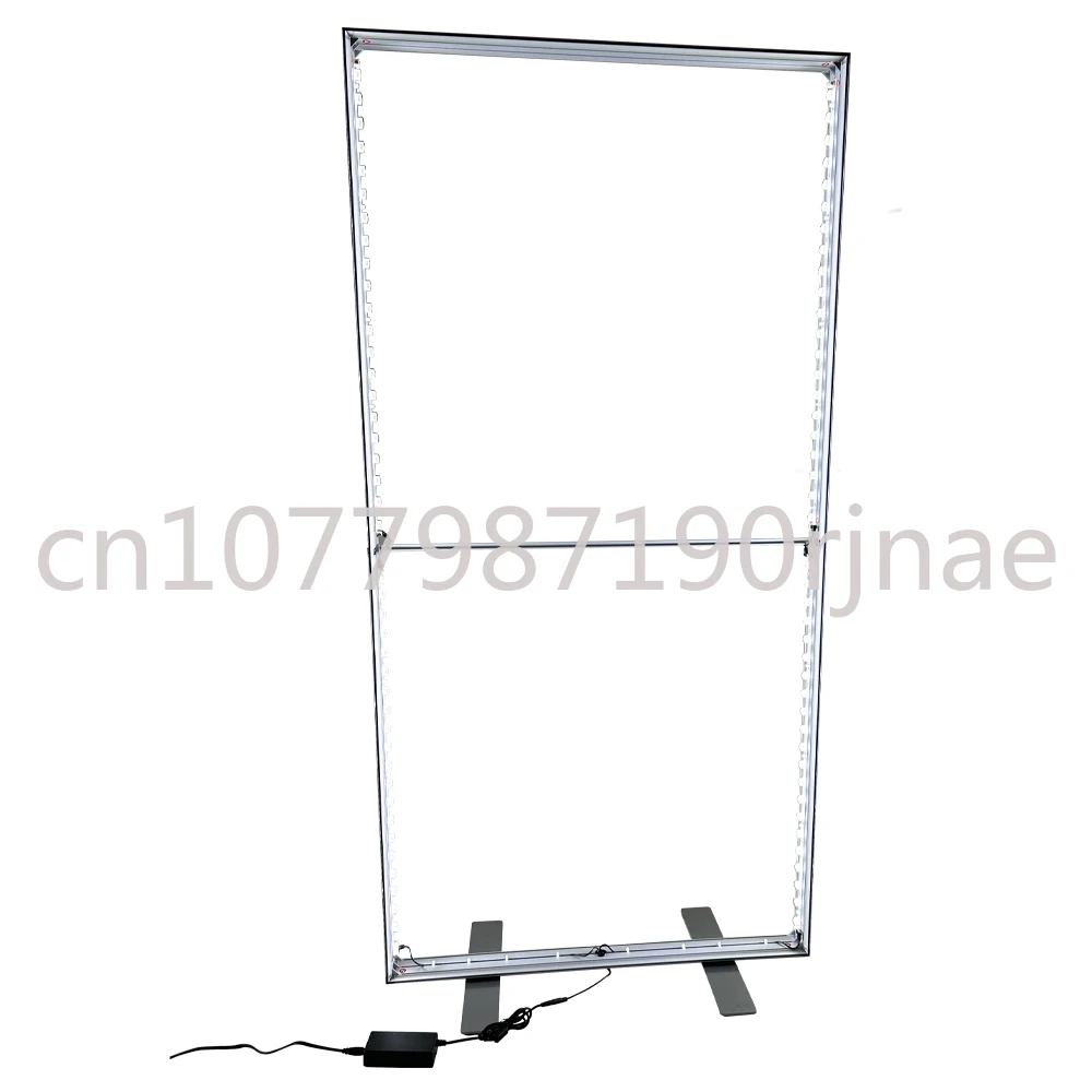 

Tool Free Double Side SEG Backlit Fabric Light Box Floor Standing LED Display Stand Advertising Light Box