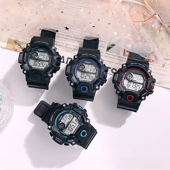 Male and female sports electronic watch, children's fashion alarm clock, student watch 1