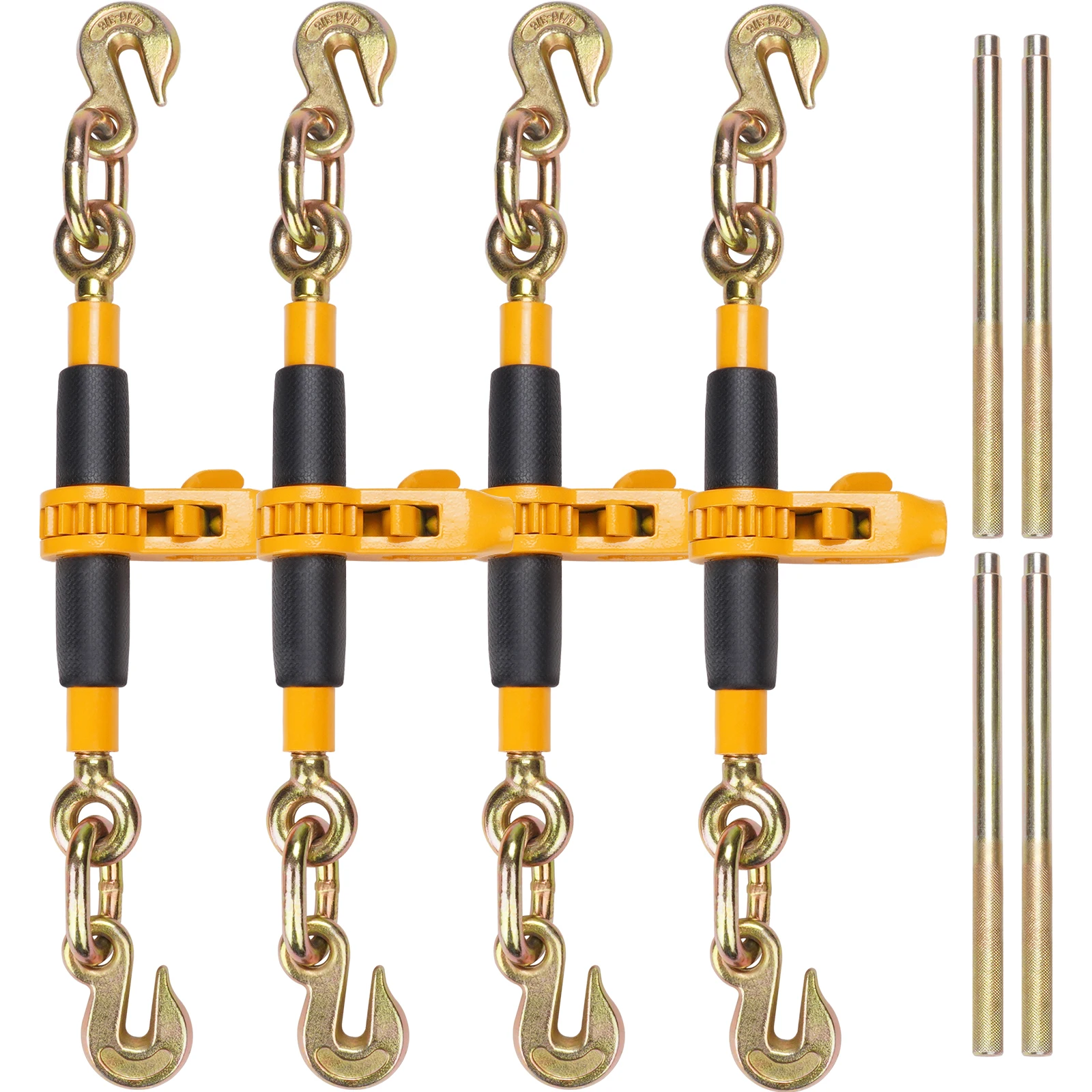 Heavy Duty Ratchet Chain Binder Tie Down Strap for Flatbed Truck Trailer