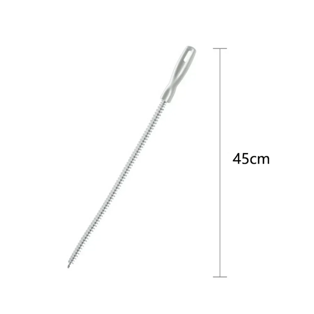 Pipe Dredging Brush Long Clean Kitchen Bathroom Hair Sewer Sink Cleaning Drain Pipe Flexible Cleaner Clog Plug Hole Remover Tool