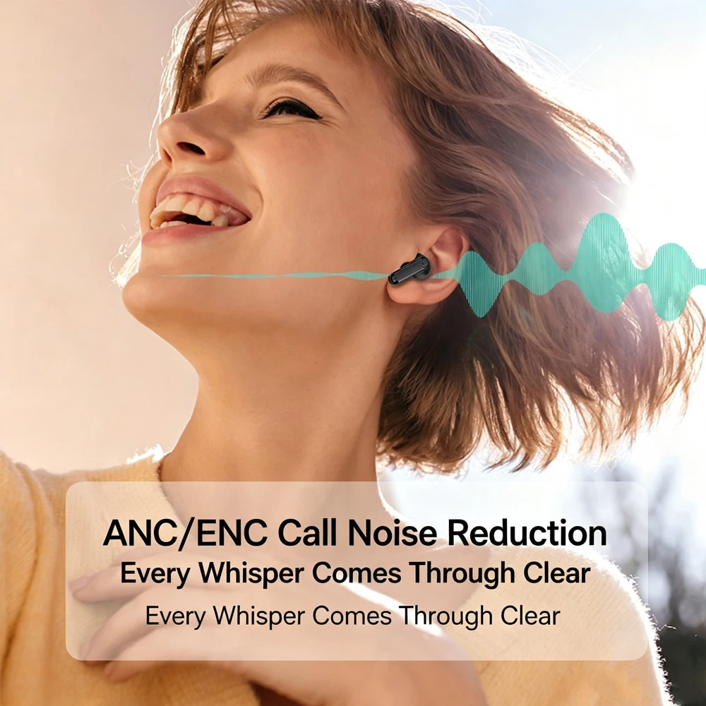 Ultra Smart Large Screen Touch TWS Wireless Noise Cancelling Earbuds with Extended Battery Life