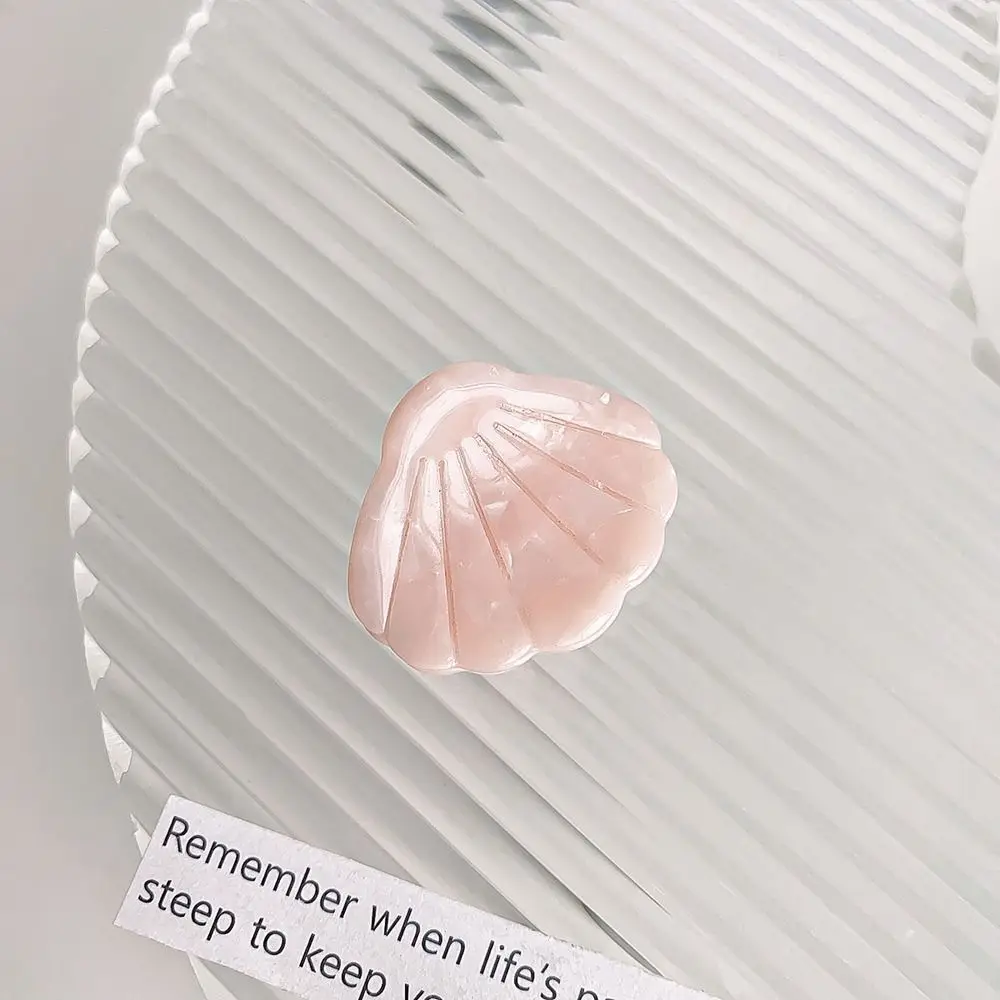 Creative Acetate Shell Shape Hair Clips Ocean Animal Fan Shape Mini Hairpin Mini Geometric Small Hairgrips Female/Children